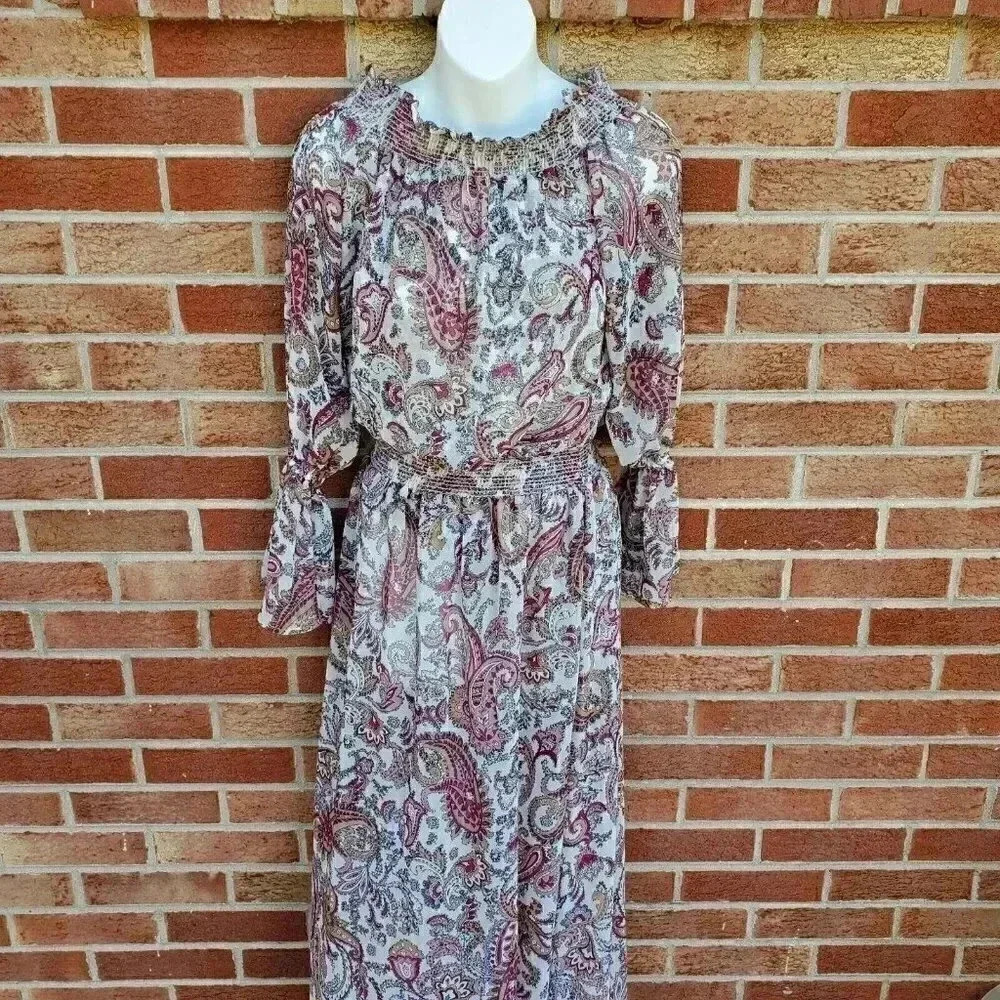 Show Me Your Mumu Red Paisley Dress Women's Size XS
